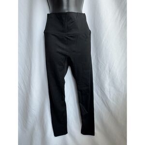 Black Athletic Leggings Size S Cropped Gym Fitness Crop Yoga Pants Pilates
